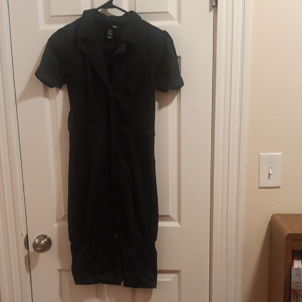 H&M Black Shirt Dress